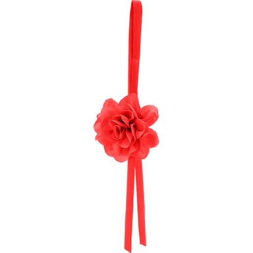 Monnalisa chocker floreale in raso