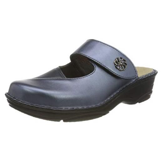 Berkemann heliane, zoccoli donna, blu blau 38, 2/3 eu
