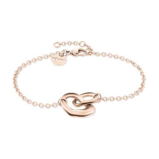 Tamaris Orecchini A Cerchio A Forma Di Cuore In Argento 925 Con Zirconi - Gioielli Romantici, 1,5 Cm, Con Sacchetto Originale - 3
