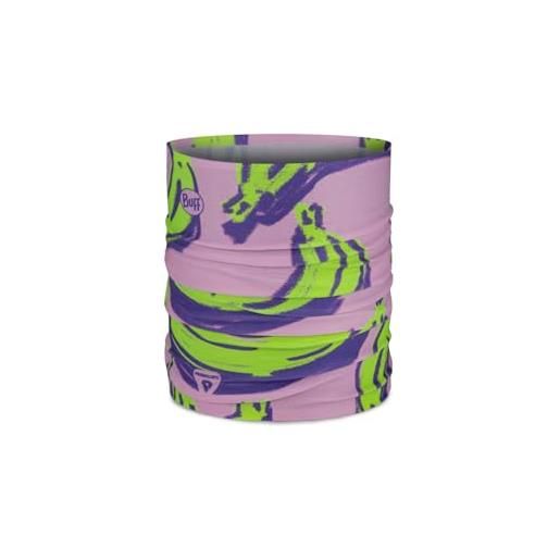 Buff thermo. Net sciarpa multifunzionale scaldacollo bambino ragazza, caldo, confortevole, materiali riciclati, leggero, traspirante, isolamento termico, neve, taglia unica, multi