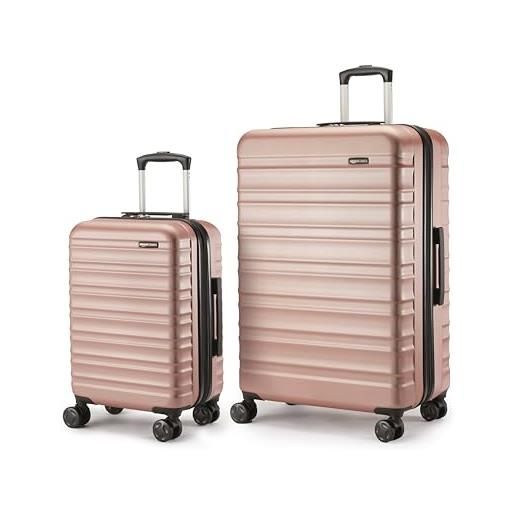 COOLIFE Maleta rígida con ruedas, maleta de viaje