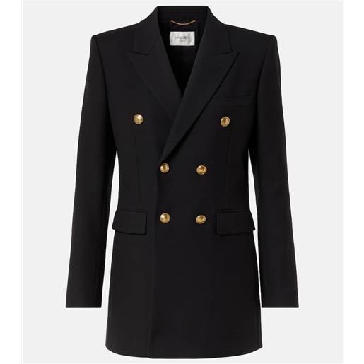 Saint Laurent blazer in gabardine di lana