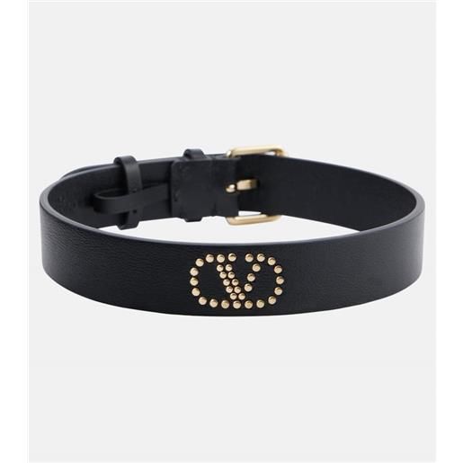 Valentino Garavani choker vlogo signature in pelle