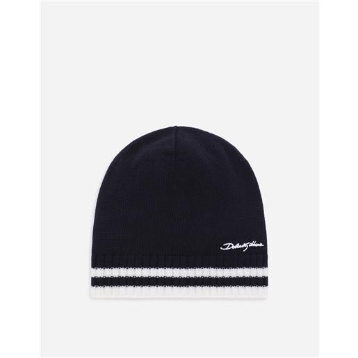 Dolce & Gabbana cappello in maglia con logo dolce&gabbana