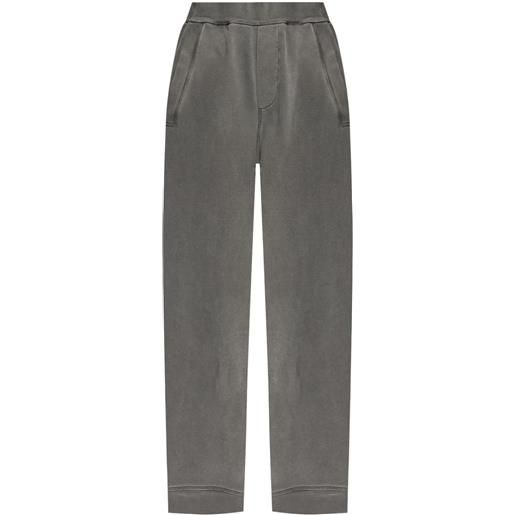 DSQUARED2 pantaloni sportivi in cotone - grigio