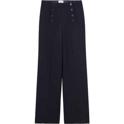 Claudie Pierlot pantaloni svasati - blu