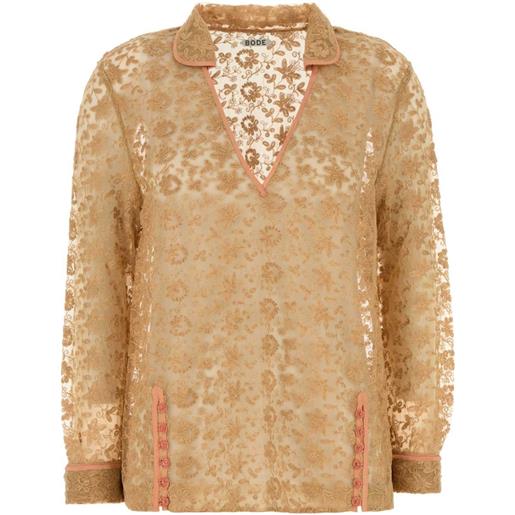 BODE blusa attic - toni neutri