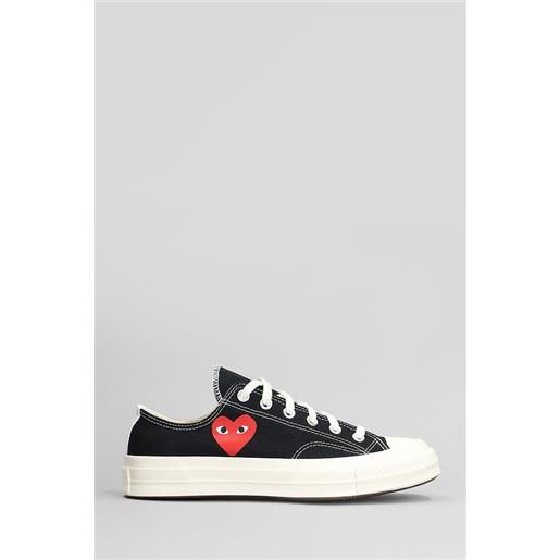 Converse x COMME des GARÃ‡ONS PLAY sneakers chuck 70 cdg low in cotone nero
