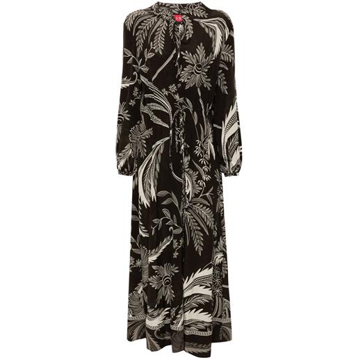 F.R.S For Restless Sleepers abito con stampa botanica - marrone