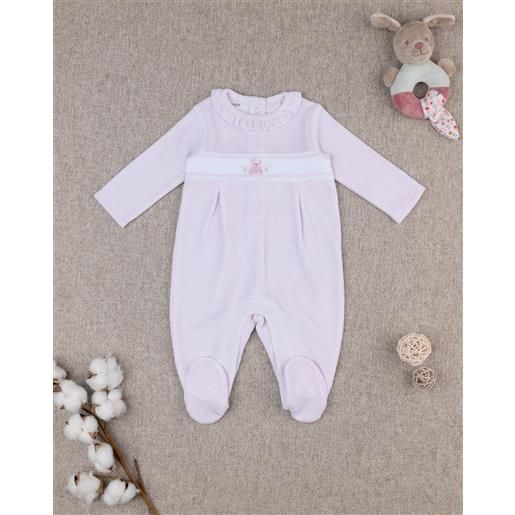 Prénatal tutina bimba rosa orsetto ricamato