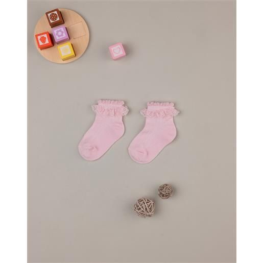 Prénatal calze corte bimba rosa