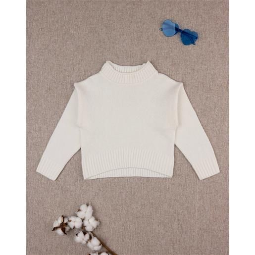 Prénatal maglione tricot bianco bimba