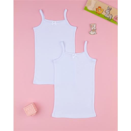 Prénatal pack 2 canotte intime bambina a spallina stretta