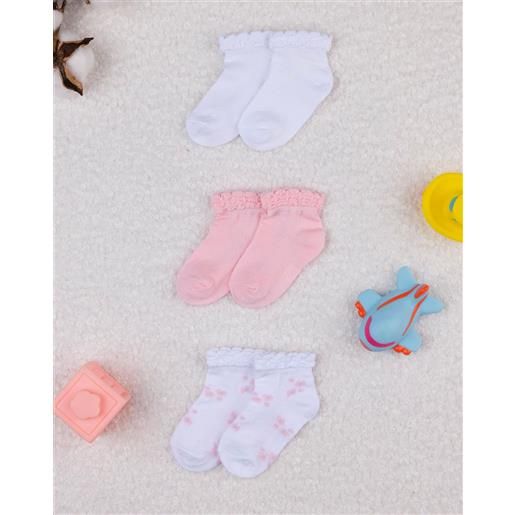 Prénatal pack x3 calze corte in cotone