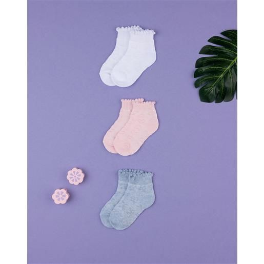 Prénatal pack x3 calze bimba corte in cotone
