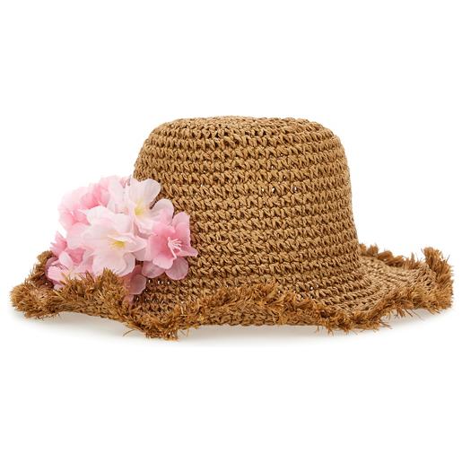 Monnalisa cappello paglia con fiori