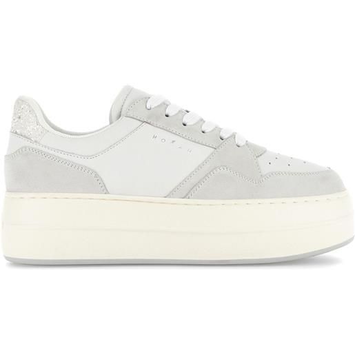 Hogan sneakers con suola rialzata - bianco