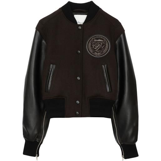 3.1 Phillip Lim bomber con applicazione - marrone