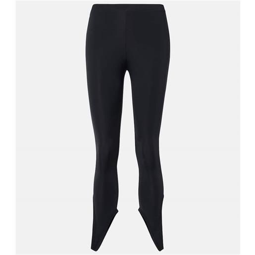 Courreges courrã¨ges pantaloni capri in jersey