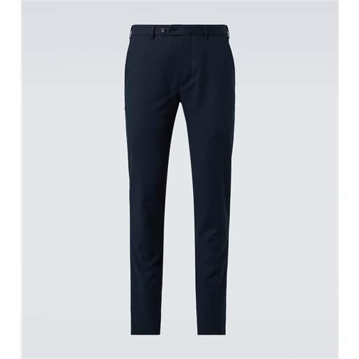 Loro Piana pantaloni chino pantaflat in misto cotone