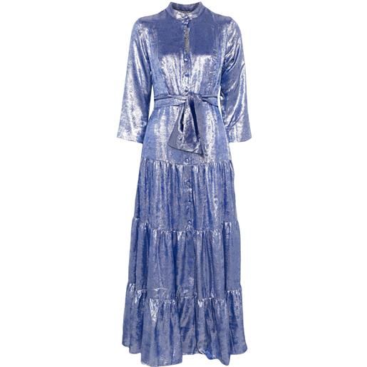 Baruni abito lungo salvia - blu