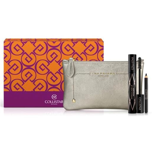 Collistar cofanetto impeccabile mascara ultra nero mascara+matita occhi+beauty occhi