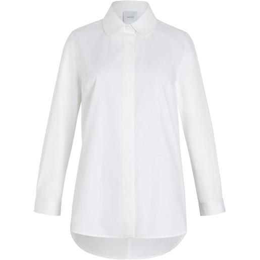 Patou camicia sartoriale in popeline - bianco
