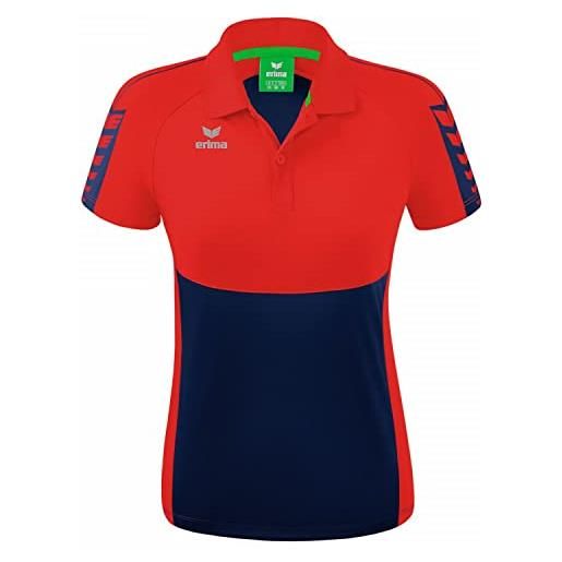 Erima donna maglietta polo six wings, new navy, 36