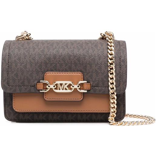Michael Kors borsa a tracolla heathers - marrone