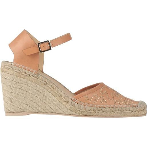 Sandali Zeppa Donna XTI 142335 – Espadrillas Valenciane, In Tessuto Traforato, Suola Gomma, Tacco 8 Cm, Vegan!