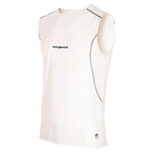 TRANGOWORLD trango camiseta noja, maglietta uomo, bianco, s