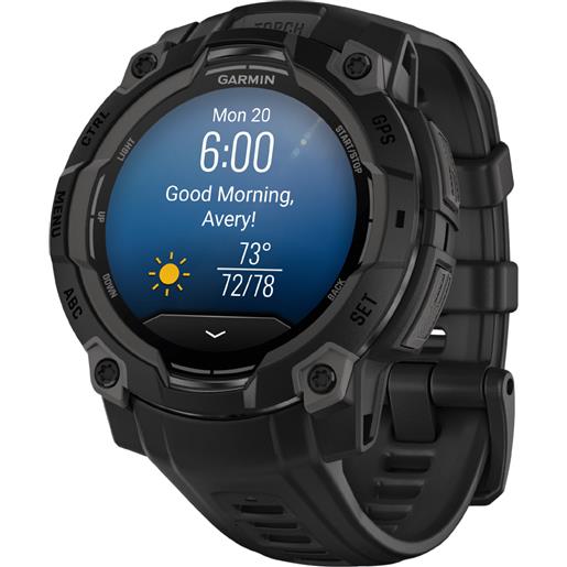 GARMIN instinct 3 45 mm amoled black smartwatch gps