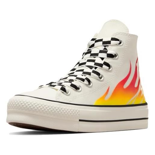 Converse chuck taylor all star flames sneaker bianco da donna a07892c
