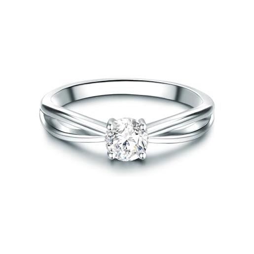 Trilani solitario da donna in argento sterling 925