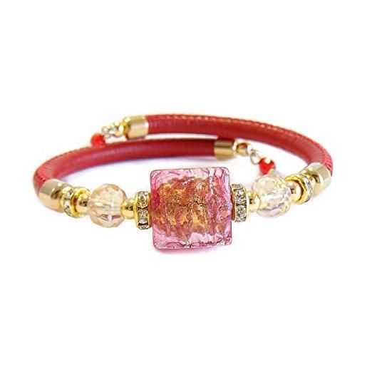 Bracciale Donna Hiriwa Perle Naturali Coltivate Argento MADE IN ITALY BR0101-G e