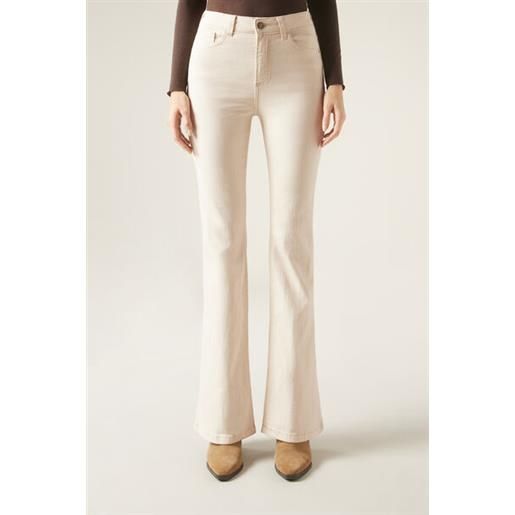 Calzedonia jeans elasticizzati a zampa bianco