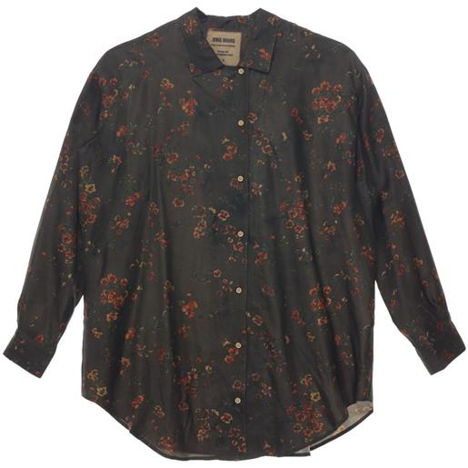 Uma Wang blusa tyesha - marrone