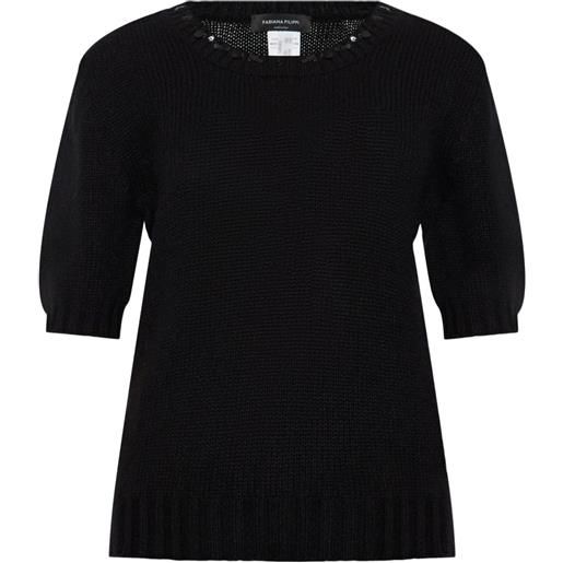 Fabiana Filippi maglione in cashmere - nero
