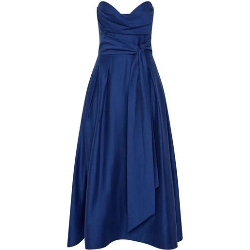 Rebecca Vallance abito midi cera - blu