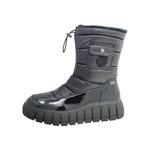 TOM TAILOR 8490710008, stivali da neve donna, nero, 40 eu