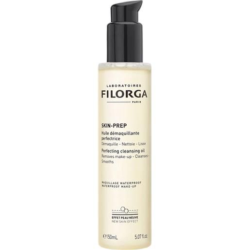 Filorga skin-prep huile démaquillante perfectrice 150 ml olio struccante levigante per il viso dispenser tutti i tipi di pelle