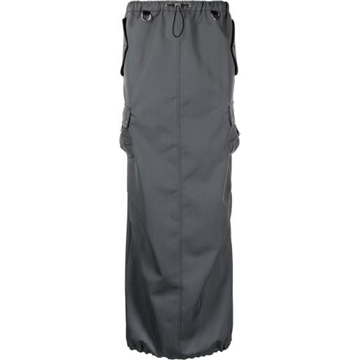 Coperni gonna lunga sartoriale - nero