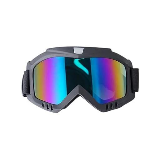 CHUANGOU occhiali da sci maschera da sci uomo donna che cavalca occhiali da sole outdoor skateboard