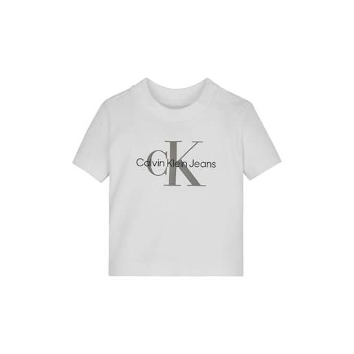 Calvin Klein Jeans - t-shirt bimbo manica corta monogram - 12m