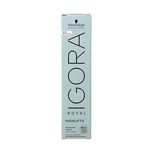 Schwarzkopf professional igora royal highlifts #12-0 60 ml, gel, vegano, senza ammoniaca, senza ingredienti di origine animale, biondo, biondo