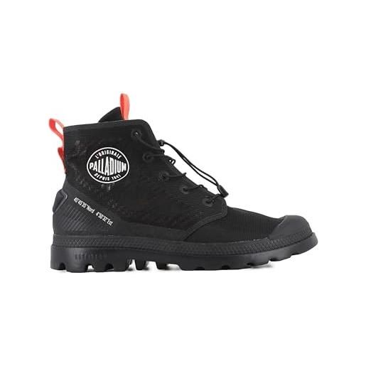 Palladium pampa, ankle boot unisex-adulto, nero, 39 eu