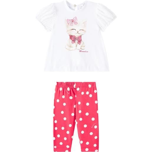 Monnalisa baby - camicia e pantaloni in jersey