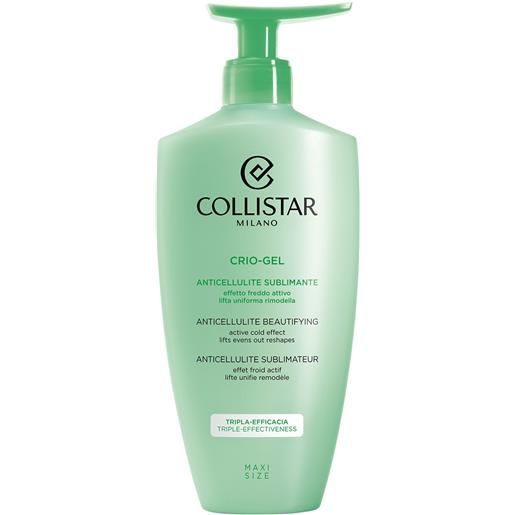 Collistar crio-gel anticellulite sublimante 400ml - gel corpo anticellulite