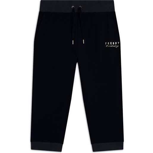 Freddy pantaloni sportivi lunghezza capri in jersey