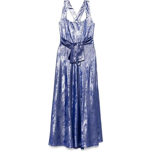 Baruni abito lungo monarda - blu